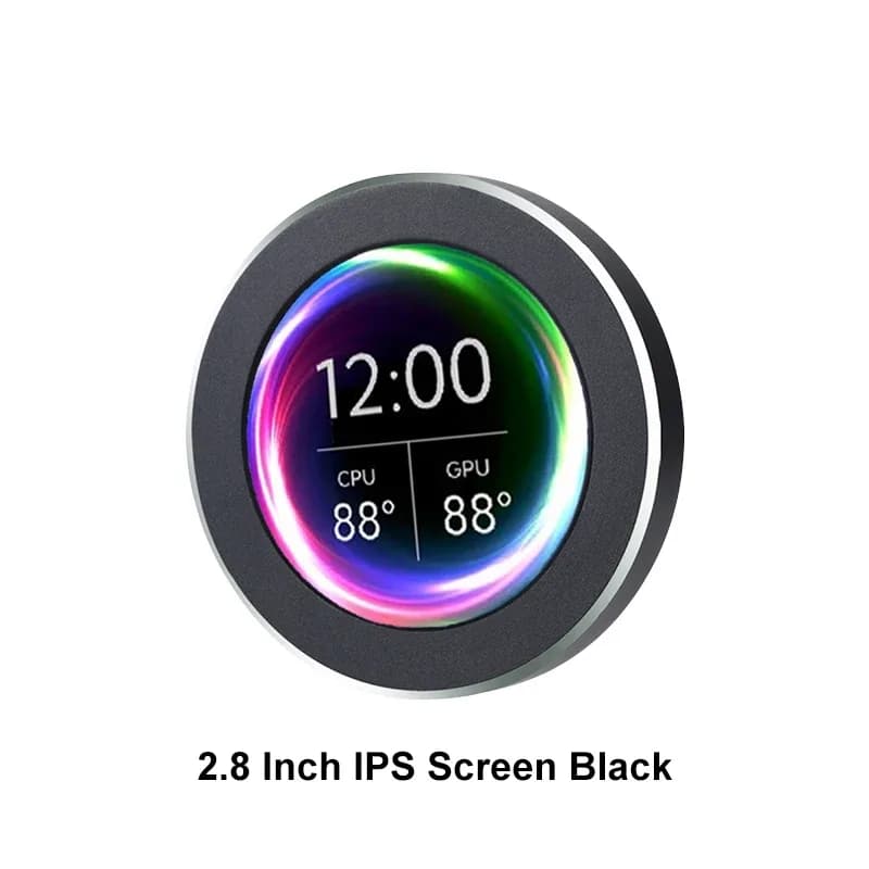 Écran de surveillance système rond IPS pour PC (2,1/2,8 pouces) - USB Type-C slide 8