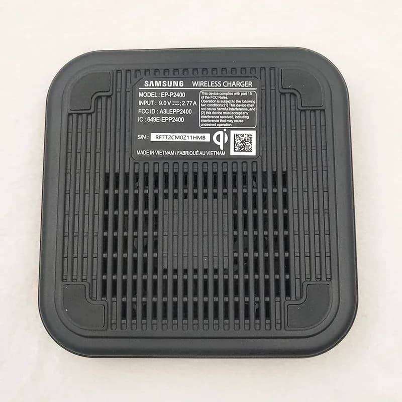 Chargeur sans fil Samsung 15W EP-P2400 pour Galaxy S25, S24, S23, Z Flip/Fold et Note20 Ultra slide 6