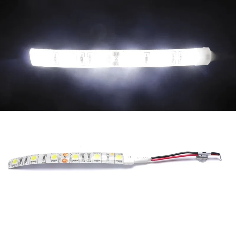 Lot de 10 bandes LED 5050 blanches étanches (10 cm) - 12V - Image 5