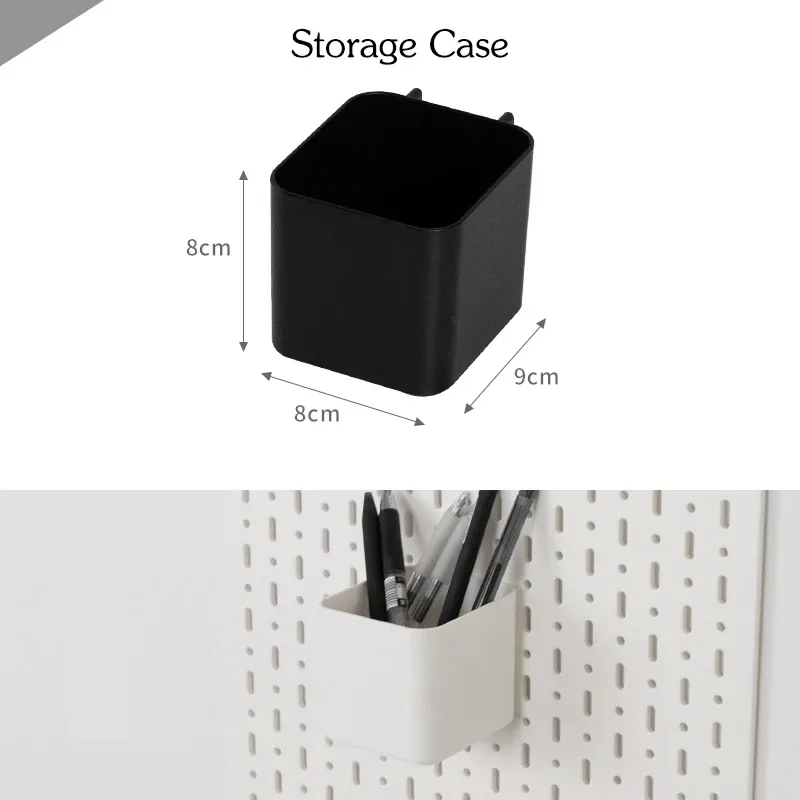 Panneau perforé mural et accessoires de rangement sans perçage slide 33