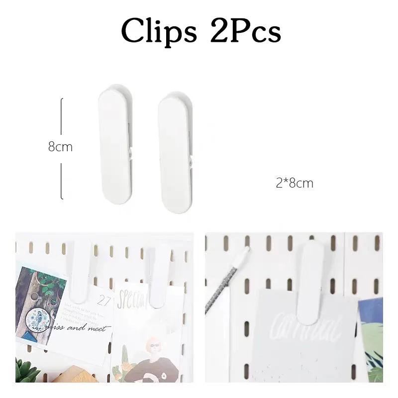 Panneau perforé mural et accessoires de rangement sans perçage slide 20
