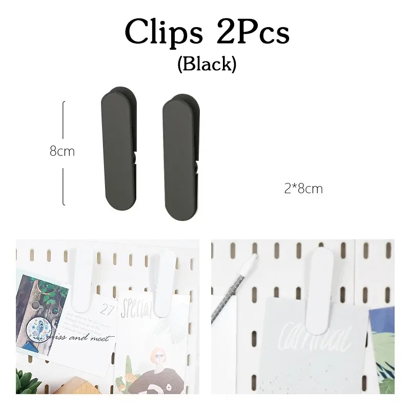 Panneau perforé mural et accessoires de rangement sans perçage slide 19