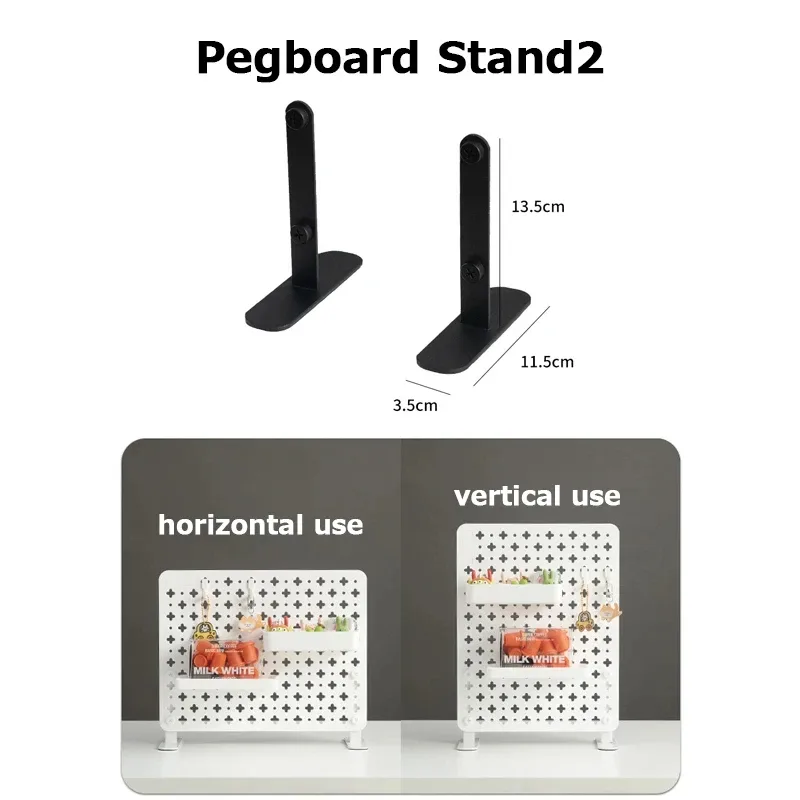 Panneau perforé mural et accessoires de rangement sans perçage slide 24