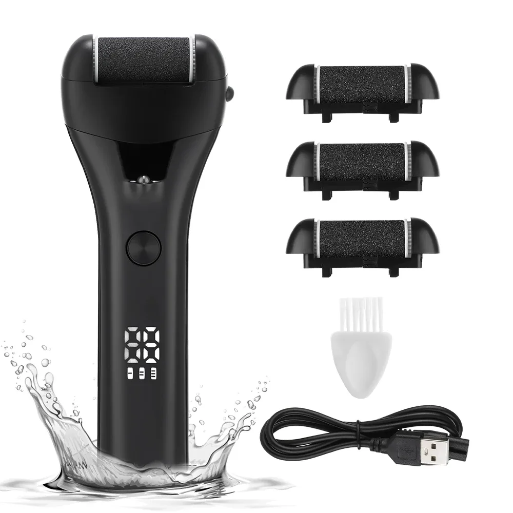 Râpe à pieds électrique professionnelle avec écran LCD et éliminateur de callosités slide 2