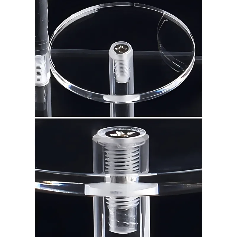 Présentoir en acrylique transparent à 4 niveaux pour parfums et figurines slide 5