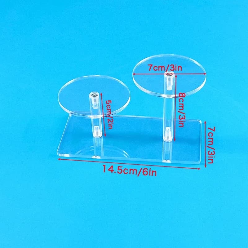 Présentoir en acrylique transparent à 4 niveaux pour parfums et figurines slide 7