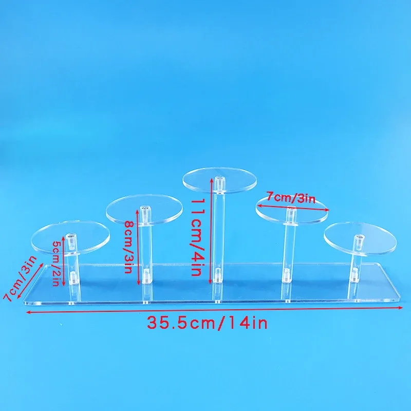 Présentoir en acrylique transparent à 4 niveaux pour parfums et figurines slide 10