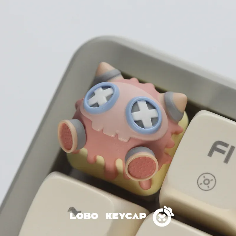 Touche ESC artisanale en résine pour clavier mécanique - Profil OEM R4 slide 17