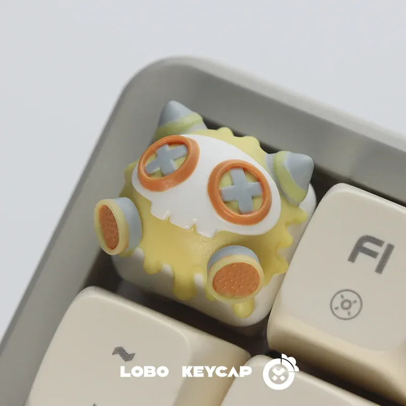 Touche ESC artisanale en résine pour clavier mécanique - Profil OEM R4 slide 8