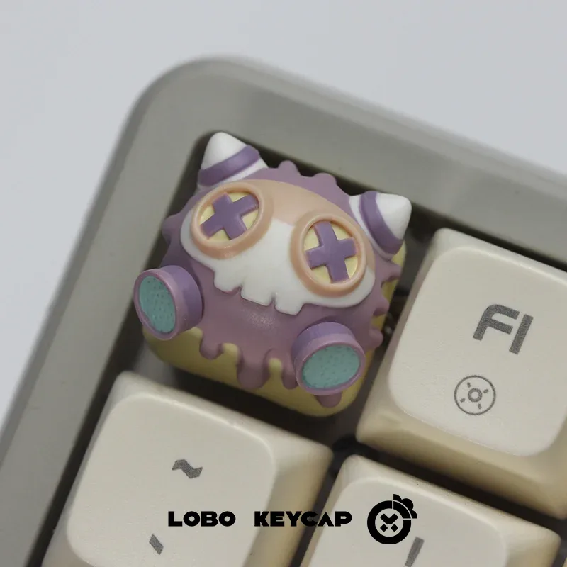 Touche ESC artisanale en résine pour clavier mécanique - Profil OEM R4 slide 7