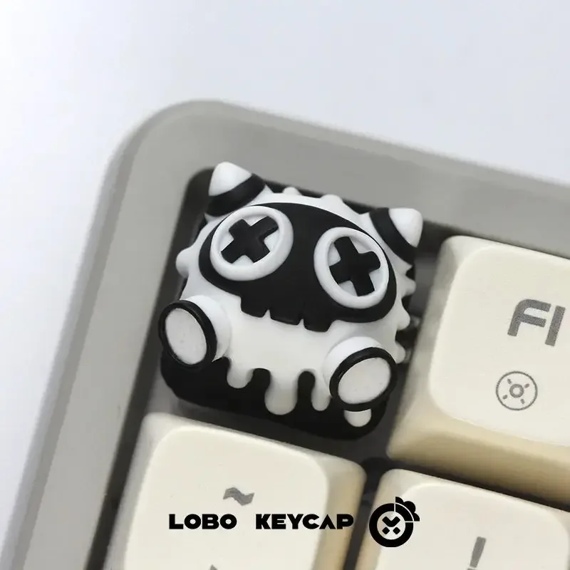 Touche ESC artisanale en résine pour clavier mécanique - Profil OEM R4 slide 9