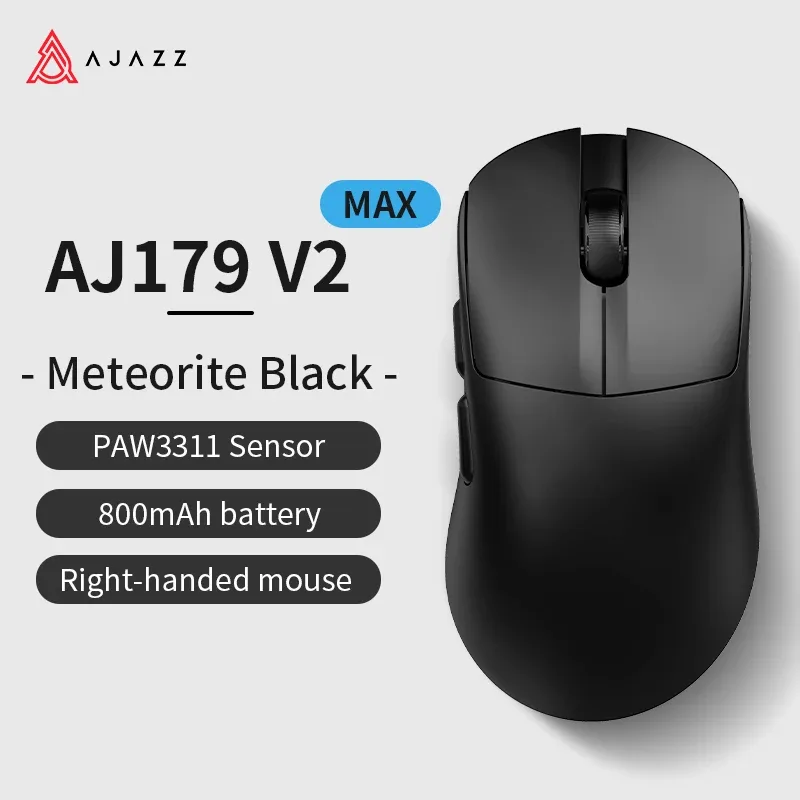 AJAZZ AJ179V2 MAX Souris Gaming Triple Mode avec Station de Charge Magnétique, Capteur PAW3311, 8K slide 8