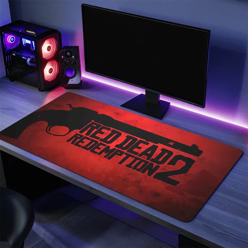 Tapis de souris gaming Red Dead Redemption 2 - Format XXL antidérapant - Image 3