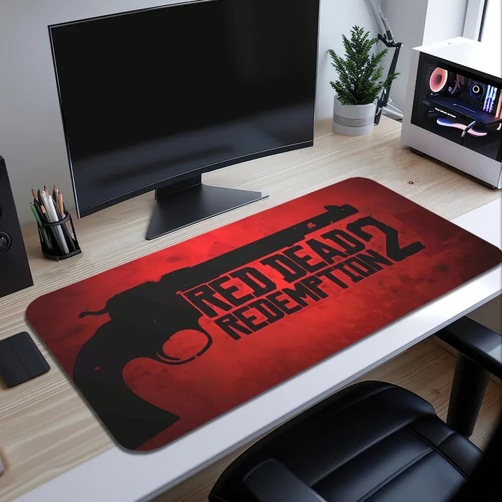 Tapis de souris gaming Red Dead Redemption 2 - Format XXL antidérapant - Image 1