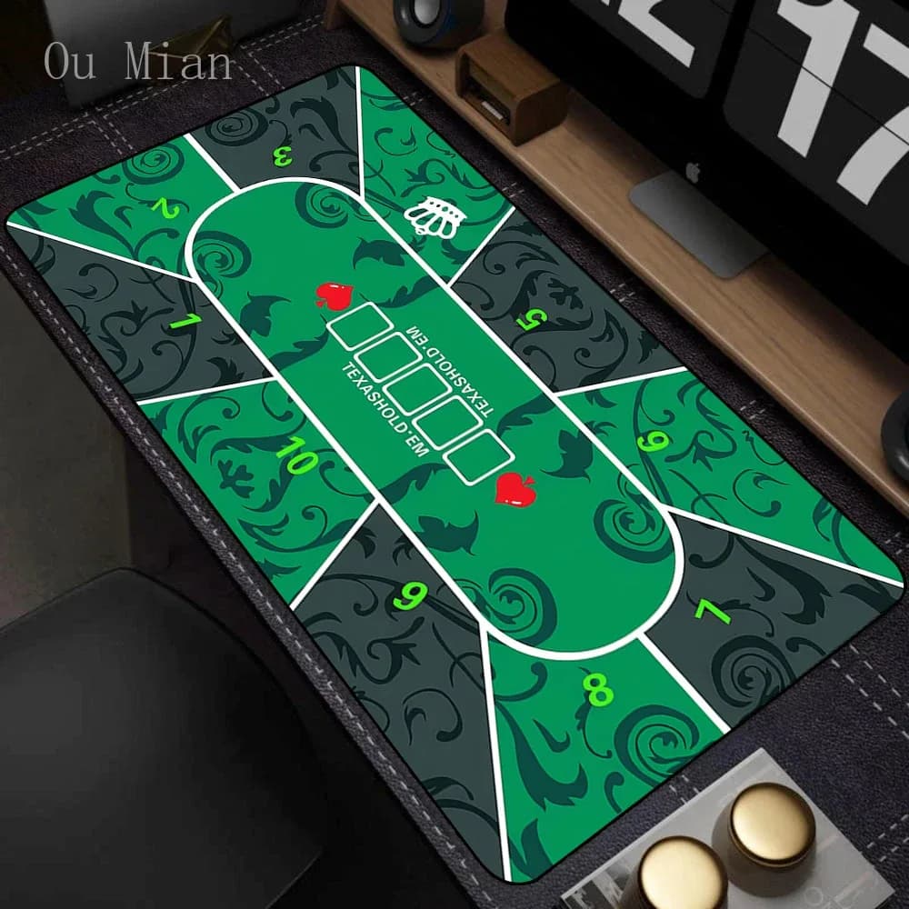 Tapis de Poker Texas Hold'em antidérapant en caoutchouc épais slide 3
