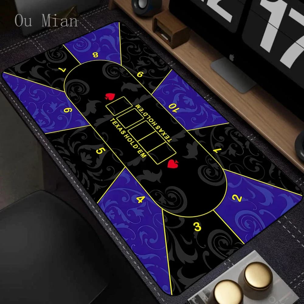 Tapis de Poker Texas Hold'em antidérapant en caoutchouc épais slide 13