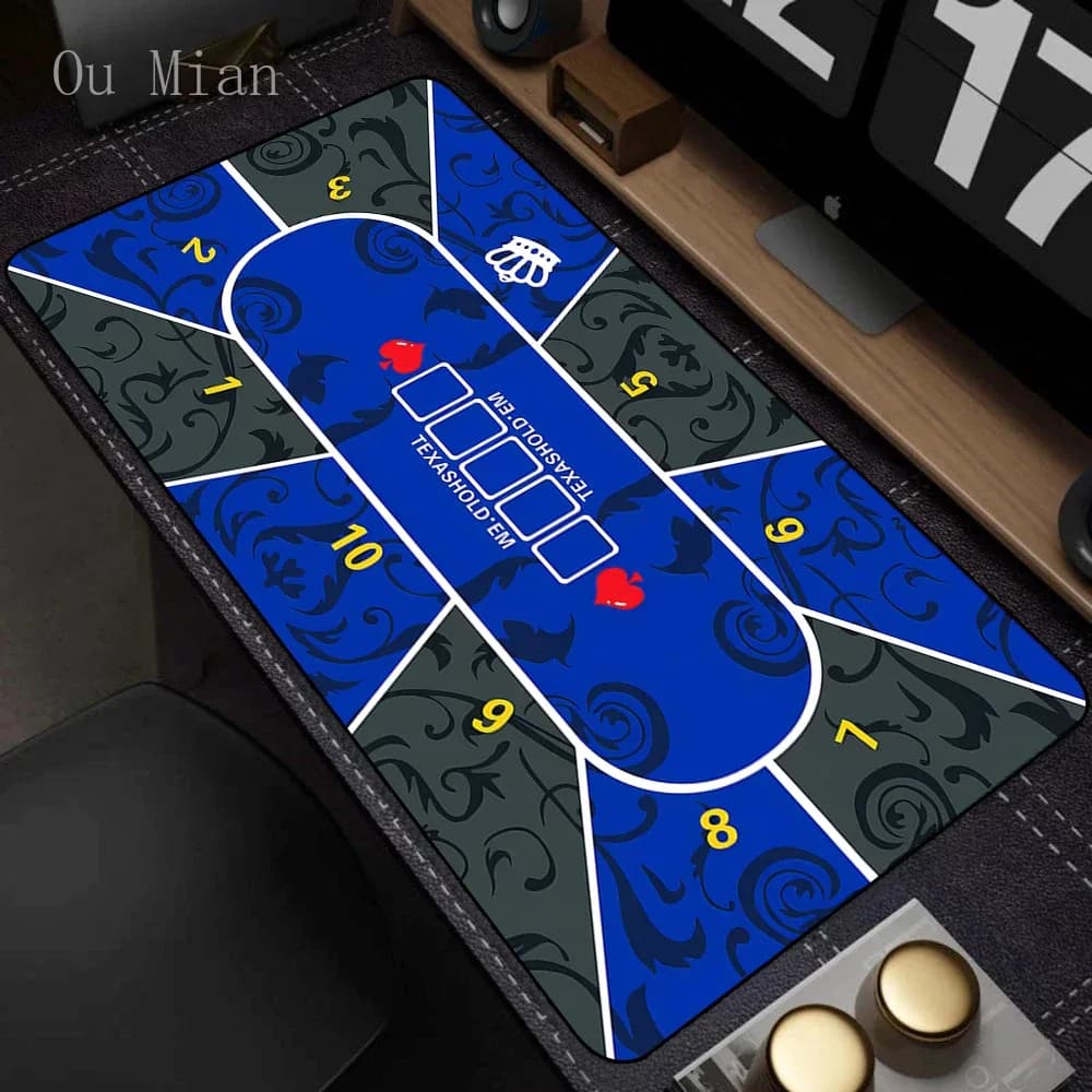 Tapis de Poker Texas Hold'em antidérapant en caoutchouc épais slide 12