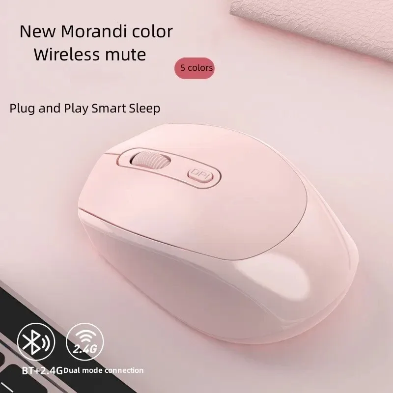 Souris sans fil M107 - Bluetooth et 2,4G - Rechargeable et silencieuse
