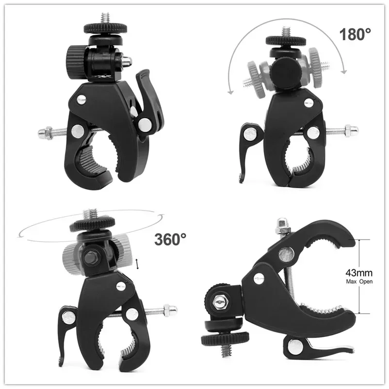 Pince de fixation universelle pour guidon - Support pour caméra d'action slide 7