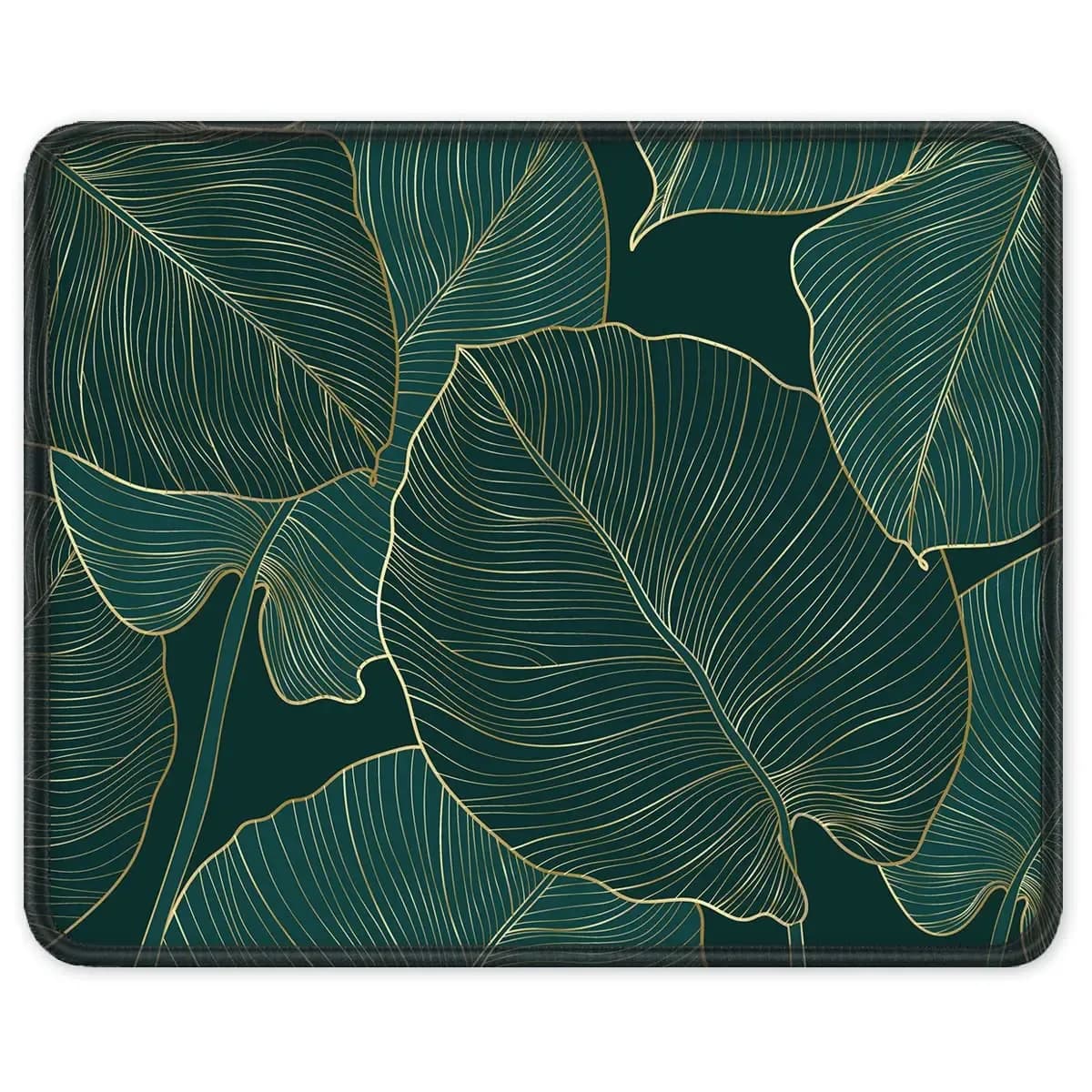 Tapis de souris design géométrique avec bords cousus - Image 6