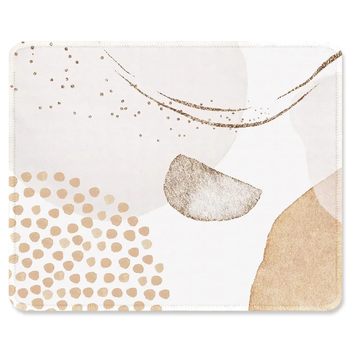 Tapis de souris design géométrique avec bords cousus slide 22
