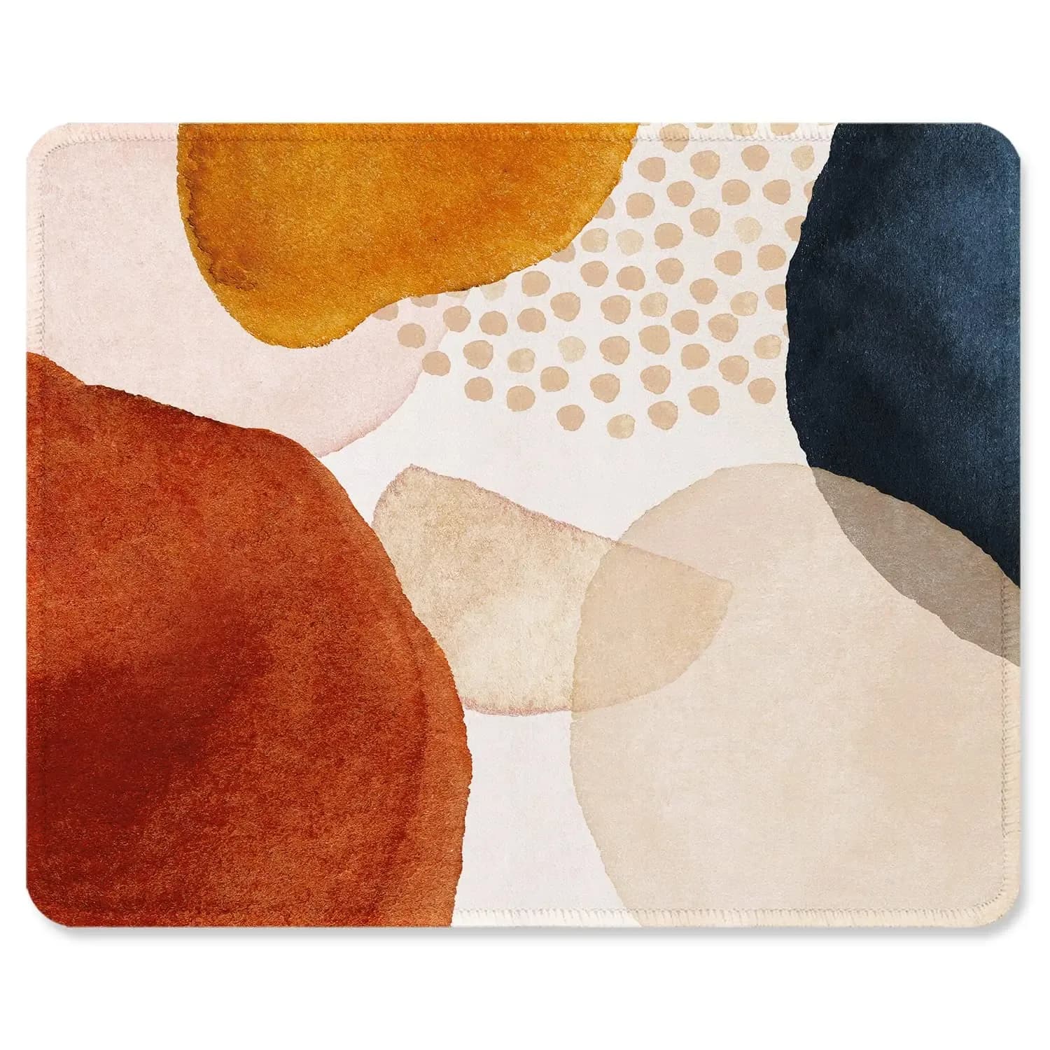 Tapis de souris design géométrique avec bords cousus slide 9