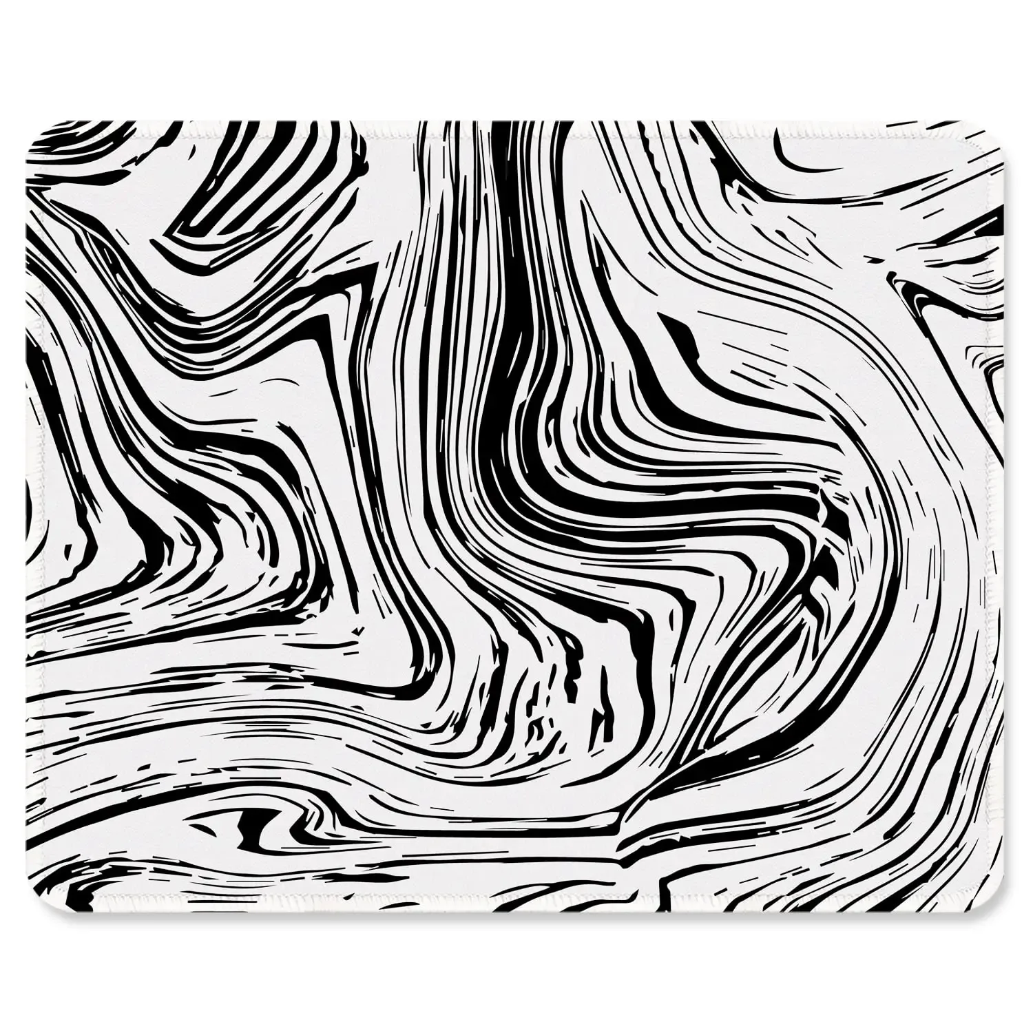 Tapis de souris design géométrique avec bords cousus slide 11