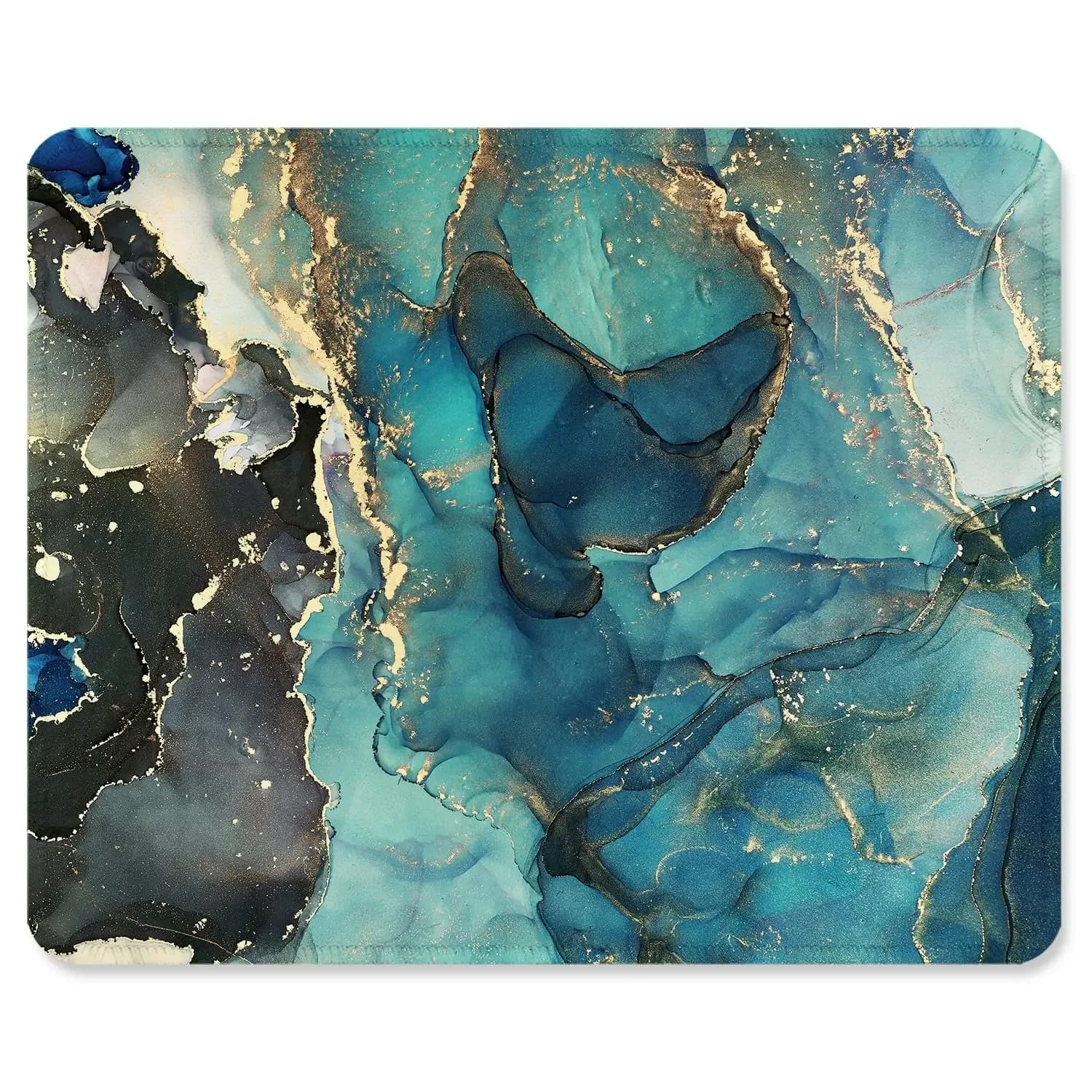 Tapis de souris design géométrique avec bords cousus slide 12