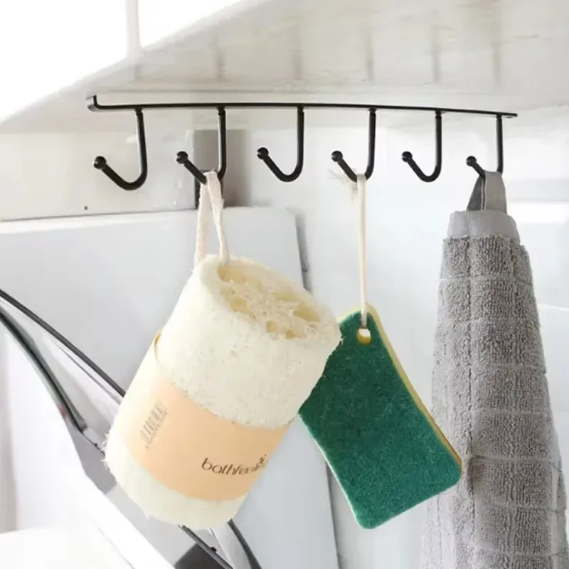 Porte-tasses suspendu à 6 crochets pour placard de cuisine - Image 3
