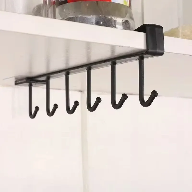 Porte-tasses suspendu à 6 crochets pour placard de cuisine - Image 6