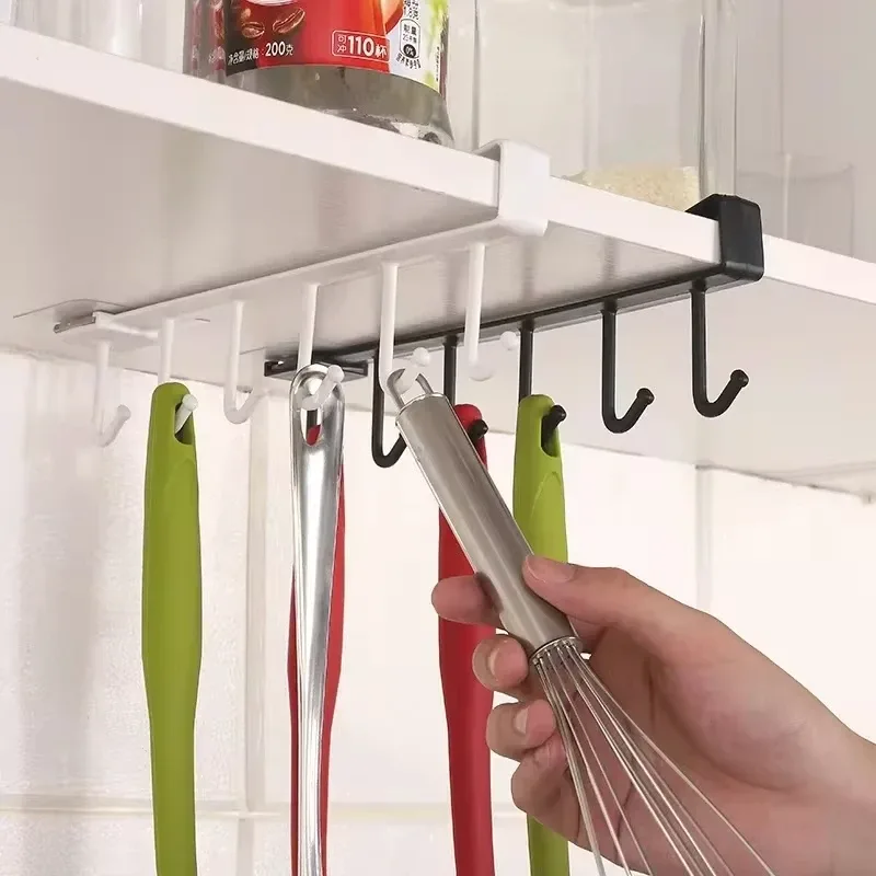 Porte-tasses suspendu à 6 crochets pour placard de cuisine - Image 5