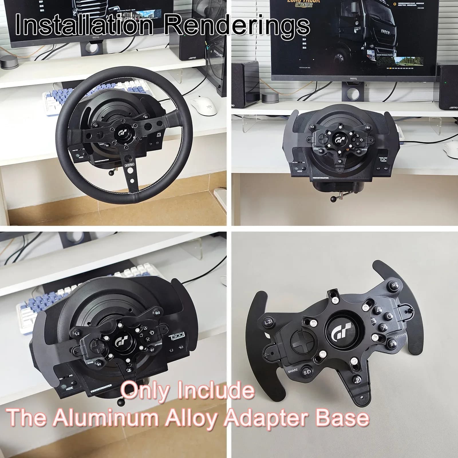 Adaptateur de Volant pour Bases Thrustmaster T300 RS, GT, Ferrari 599, TS-XW, P310 et R383 slide 4