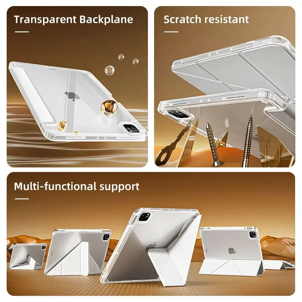 Étui intelligent avec porte-stylet pour iPad Pro, Air, Mini et iPad slide 4