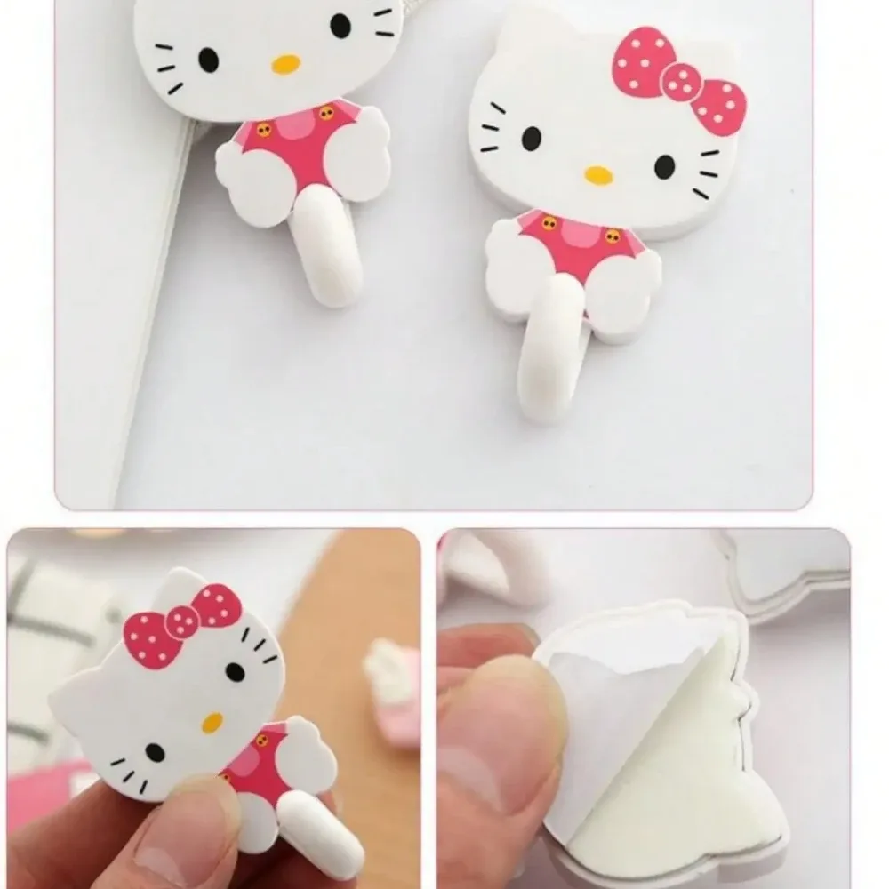 Lot de 2 crochets muraux adhésifs Sanrio Hello Kitty slide 5
