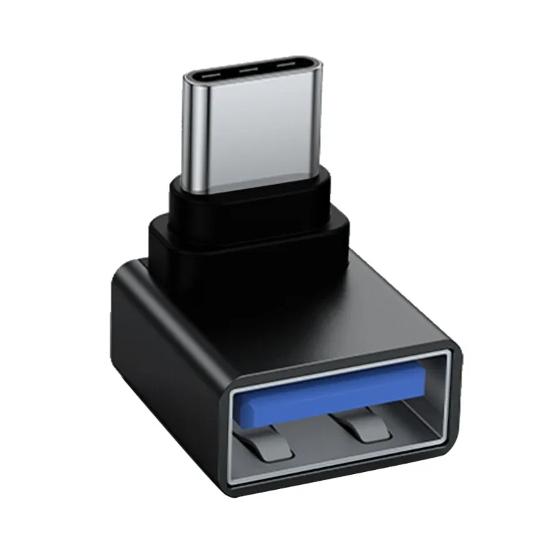 Adaptateur USB 3.0 femelle vers USB-C mâle, coudé à 90°, compatible OTG - Image 5