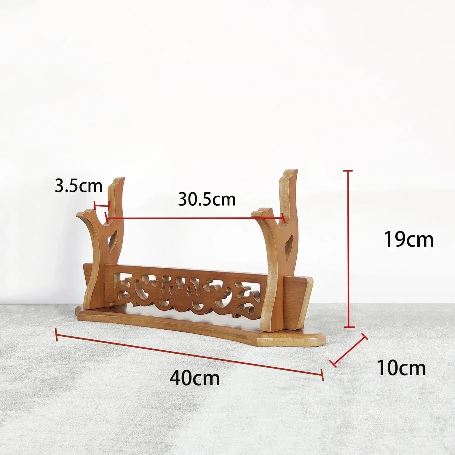 Support de Katana en Bois avec Motif Dragon - Présentoir pour Épée Demon Slayer slide 9