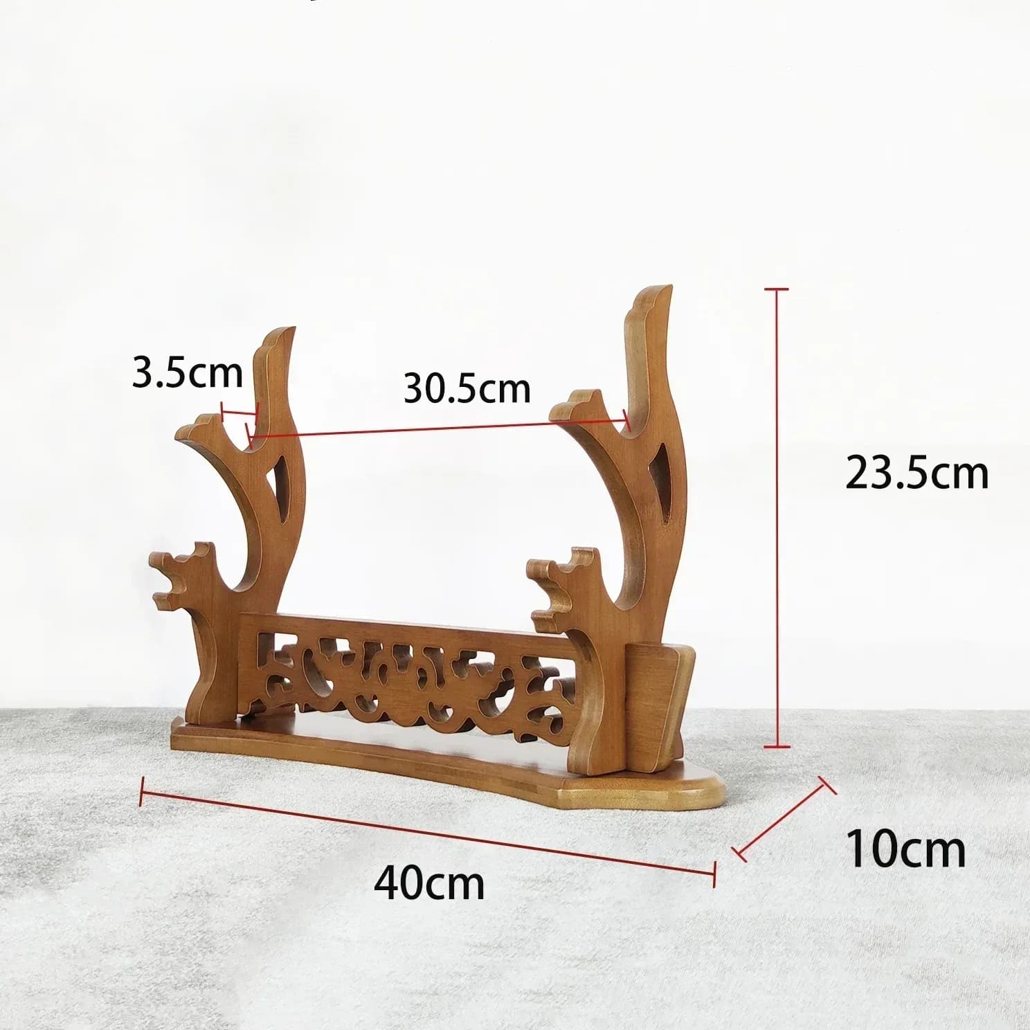 Support de Katana en Bois avec Motif Dragon - Présentoir pour Épée Demon Slayer slide 8