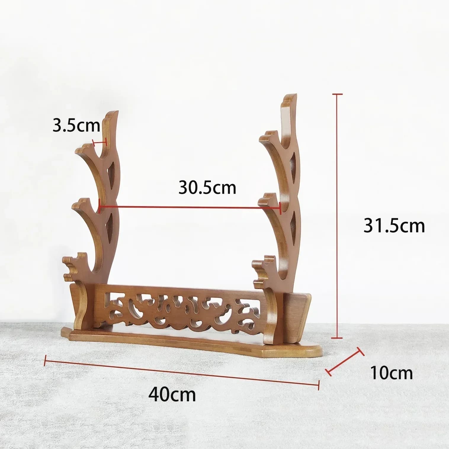 Support de Katana en Bois avec Motif Dragon - Présentoir pour Épée Demon Slayer slide 7