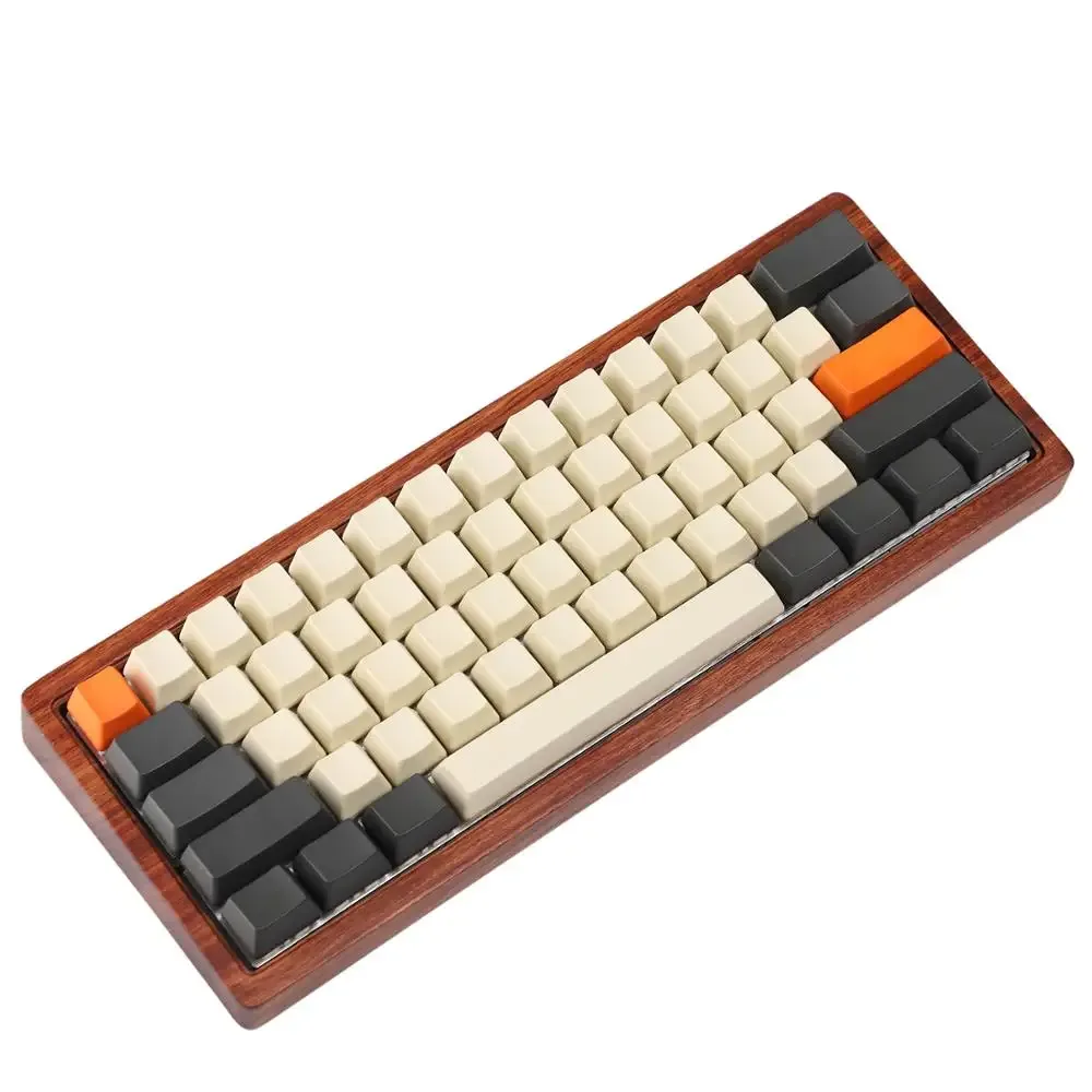 YMDK - Set de touches en PBT épais blanc, profil OEM, 61/87/104 touches pour clavier mécanique MX slide 6