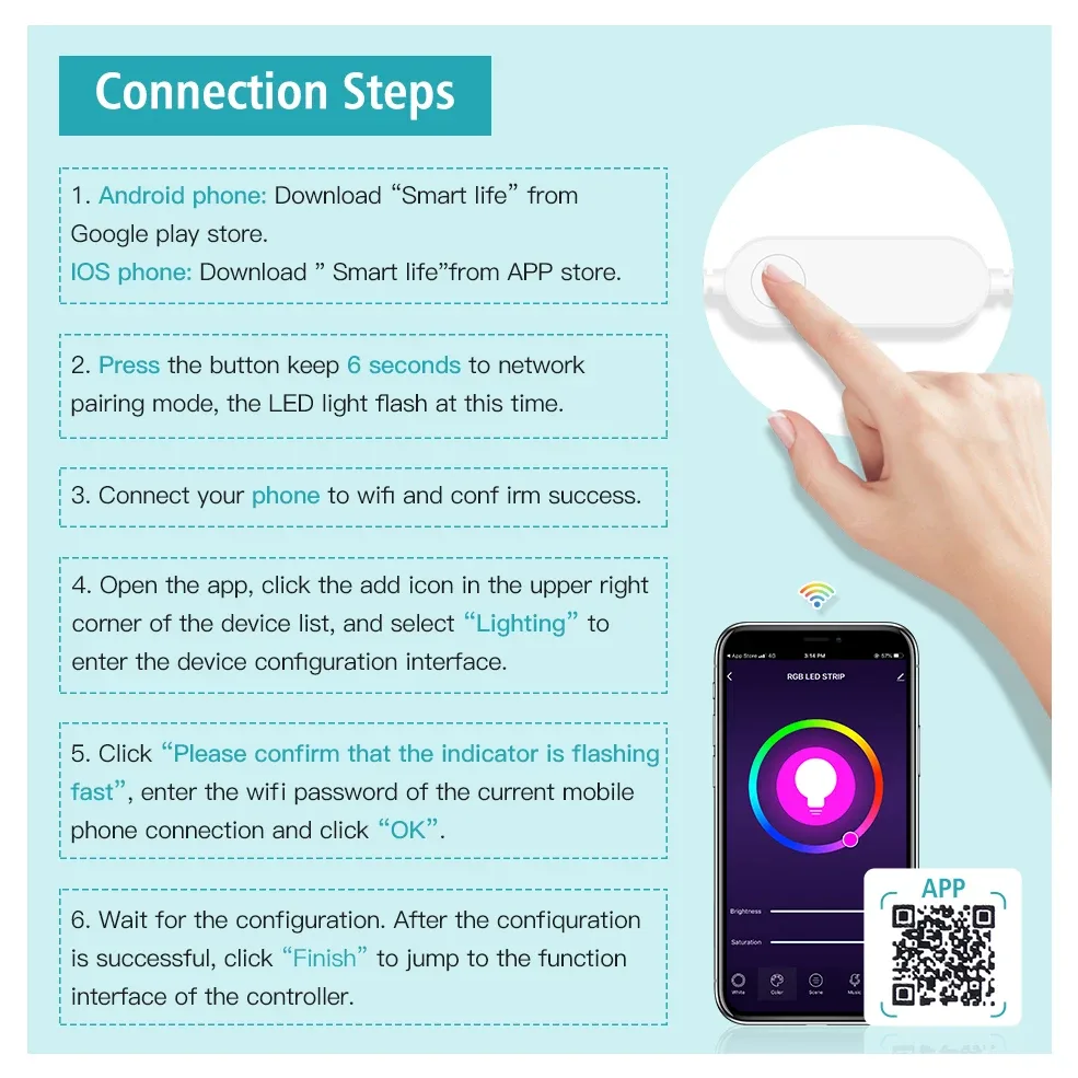 Ruban LED RGB Intelligent USB pour Rétroéclairage TV - Compatible Alexa et Google Home slide 5
