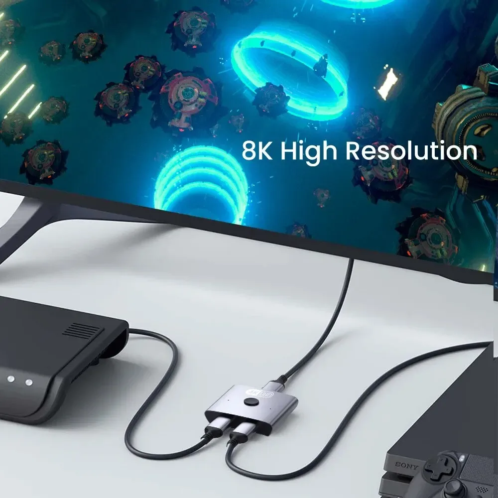 Commutateur HDMI 2.1 Bidirectionnel 8K NIERBO - 48 Gbps - 8K@60Hz / 4K@120Hz - Image 5