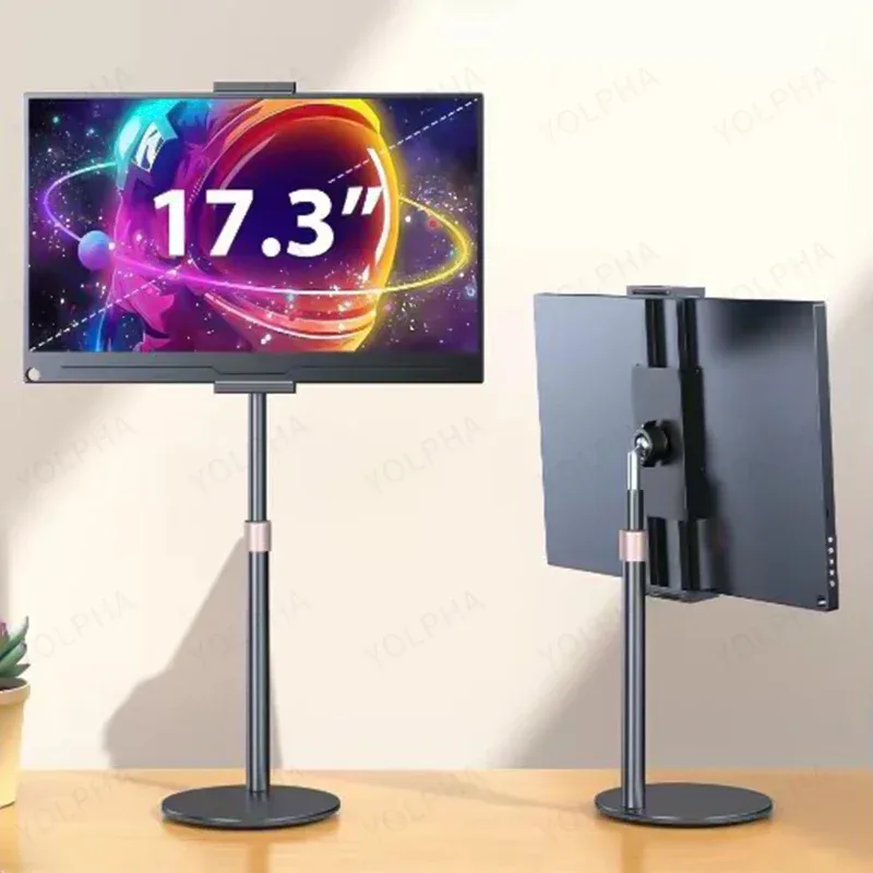 Support universel réglable pour tablette et smartphone avec base ronde - Image 3
