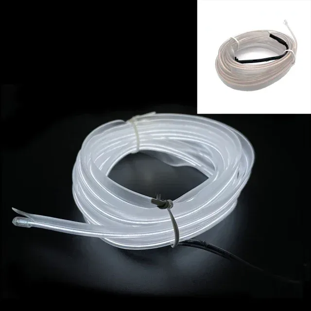 Bande lumineuse LED néon flexible pour intérieur de voiture - Éclairage d'ambiance USB slide 23