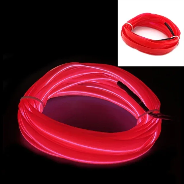 Bande lumineuse LED néon flexible pour intérieur de voiture - Éclairage d'ambiance USB slide 20