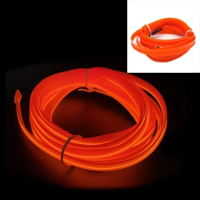 Bande lumineuse LED néon flexible pour intérieur de voiture - Éclairage d'ambiance USB slide 22