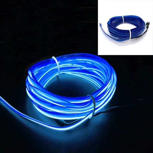 Bande lumineuse LED néon flexible pour intérieur de voiture - Éclairage d'ambiance USB slide 18