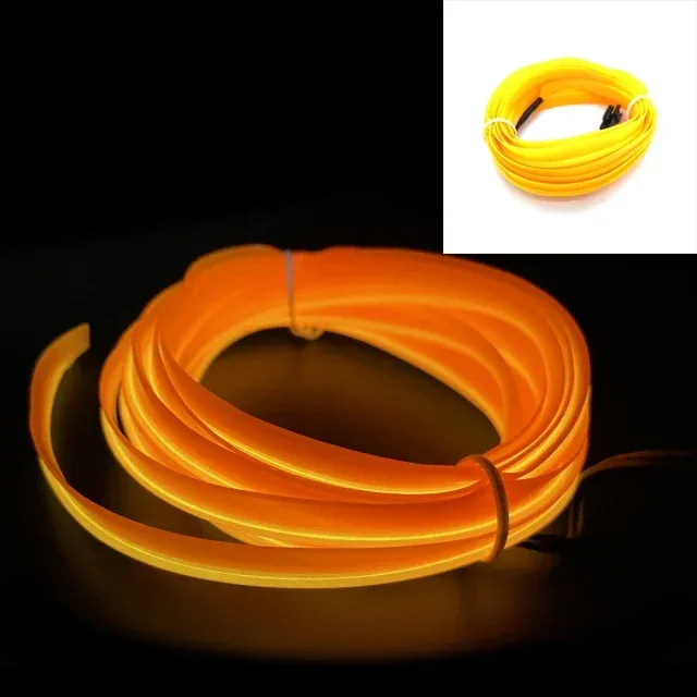 Bande lumineuse LED néon flexible pour intérieur de voiture - Éclairage d'ambiance USB slide 19