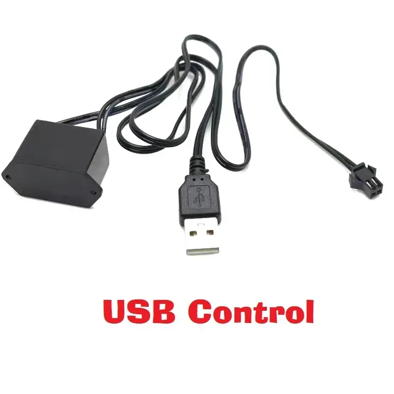 Bande lumineuse LED néon flexible pour intérieur de voiture - Éclairage d'ambiance USB slide 15