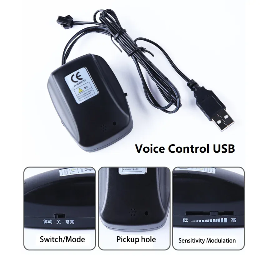 Bande lumineuse LED néon flexible pour intérieur de voiture - Éclairage d'ambiance USB slide 13