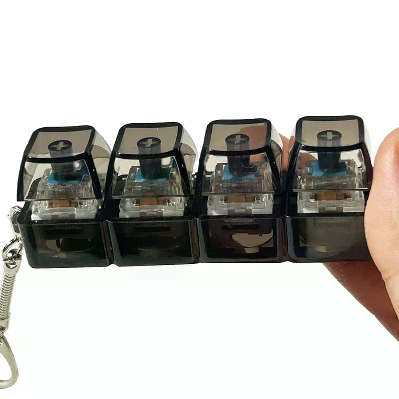 Testeur de switches pour clavier mécanique (4/9 touches) - Porte-clés anti-stress à LED - Image 5